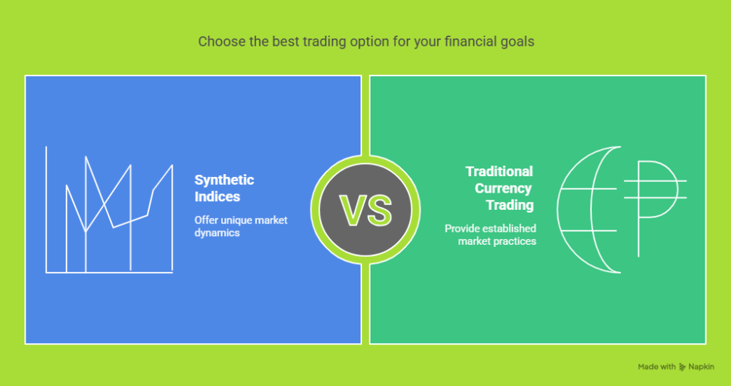 weltrade synthetic indices vs traditional currency trading