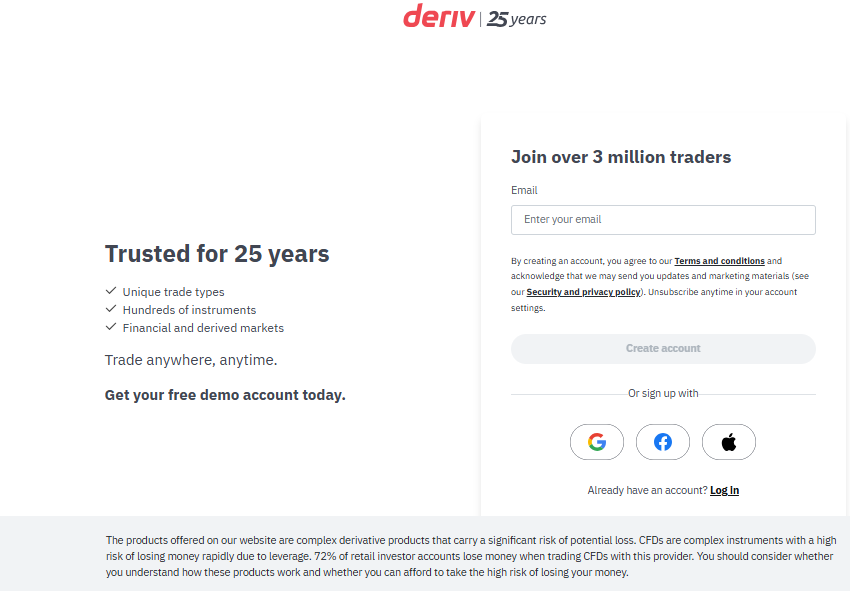 Deriv Real Account Registration: Your Gateway to Synthetic Indices and Forex Trading 1 deriv real account registration