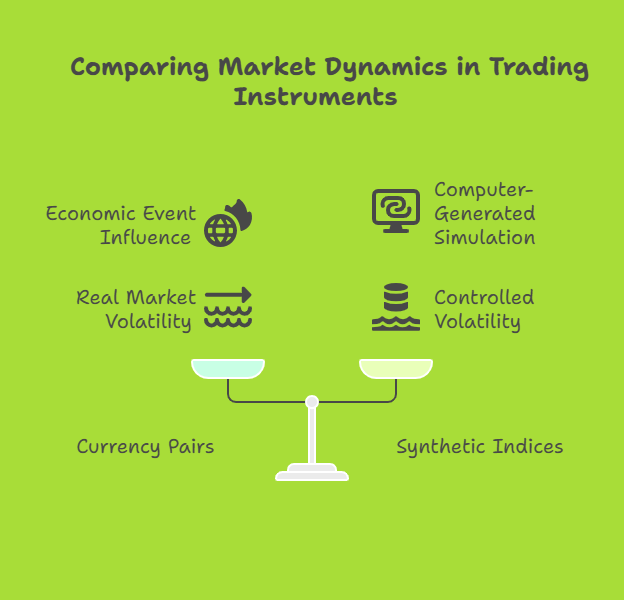 Are Deriv synthetic indices safer to trade than currency pairs