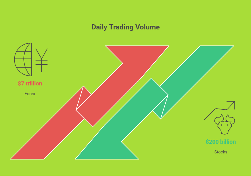 is forex easier than stocks