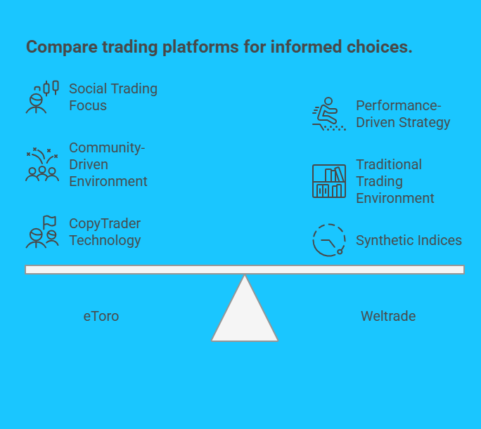 difference between etoro and weltrade